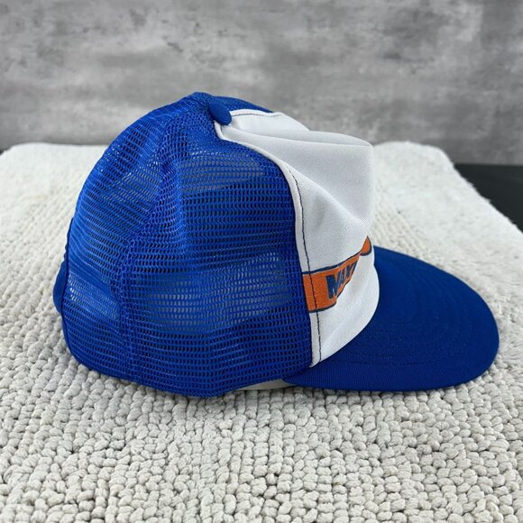 VINTAGE MAXWELL HOUSE MESH SNAPBACK TRUCKER HAT OSFA TWO TONE CAP COFFEE - Picture 5 of 7